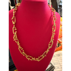 18K YG Necklace Hardware Size 18, 30g